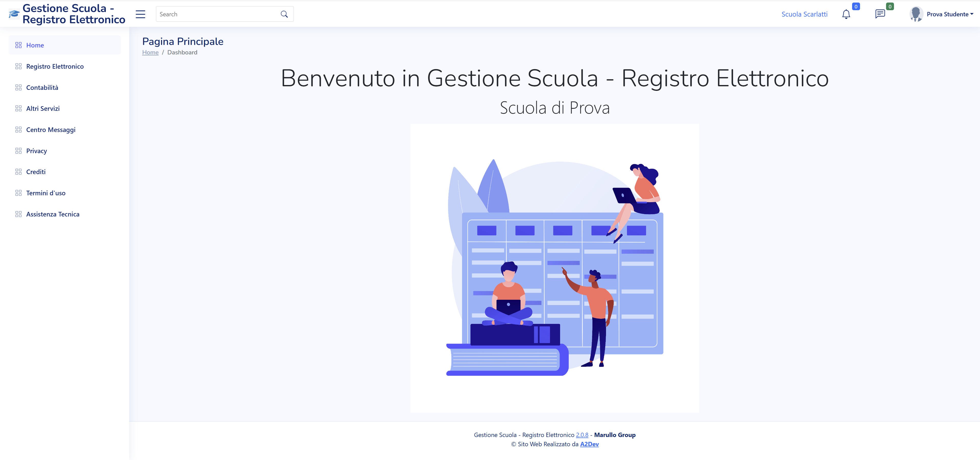 Schermata Registro 1